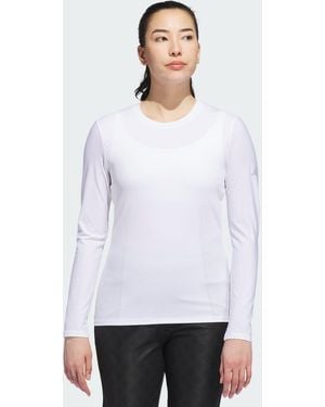 adidas Originals Ultimate365 Tour Engineered Long Sleeve Slim Top - White