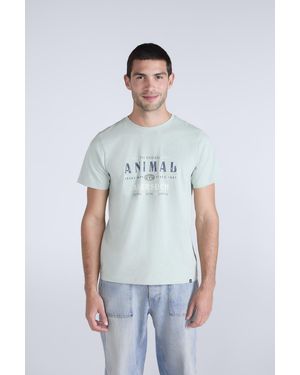 Mountain Warehouse 'Jacob' Abersoch Regional Tee Cotton Casual Comfy T-Shirt - White