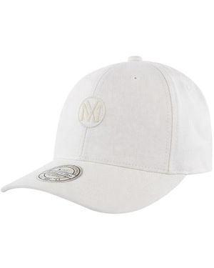 Mitchell & Ness Interlocked 110 Off Cap Cotton - White