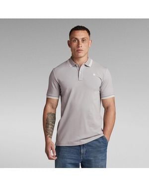 G-Star G-Star Raw Dunda Slim Stripe Polo - Blue