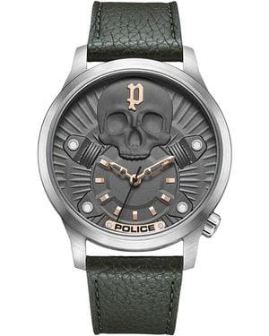 Police Watch Quartz Stainless Steel - Metallic