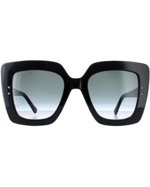 Jimmy Choo Square Dark Gradient Auri/G/S - Black