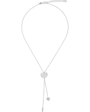 Orphelia 'Heart' 925 Sterling Chain With Pendant - Metallic