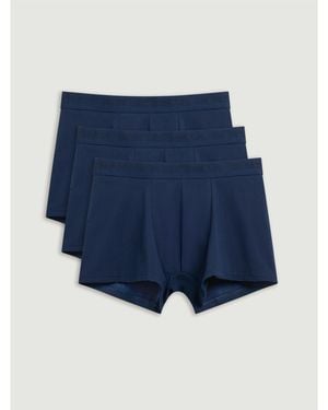Ben Sherman Tonal Boxer Shorts (Pack Of 3) (Dark) - Blue