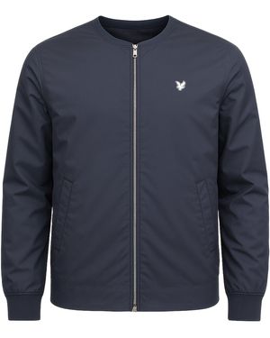 Lyle & Scott Lightweight Field Bomber Jacket Nylon - Blue