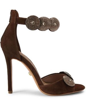 Carvela Kurt Geiger Suede Serafina Sandals - Brown