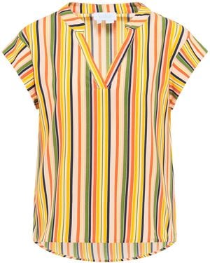 Usha Blouse Top Qisha Abrikoos - Meerkleurig