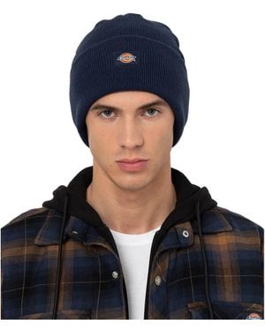 Dickies Acrylic Cuffed Adults Beanie Hat - Blue