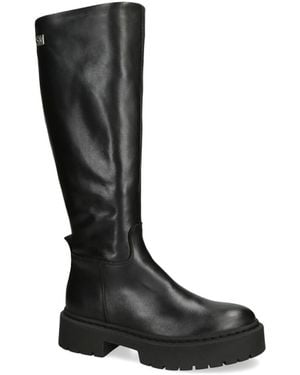 Steve Madden Leather Galina Boots - Black