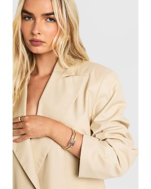 Boohoo 3 Pack Detail Bracelets - Natural