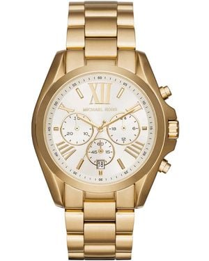 Michael Kors Bradshaw Mk6266 Stainless Steel Chronograph Watch 43Mm - Metallic