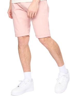 Crosshatch Sinwood Chino Shorts - Pink