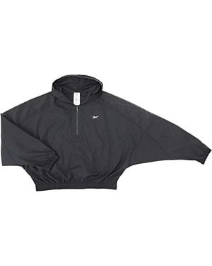 Reebok Training Studio 1/4 Zip Woven Jacket - Blue