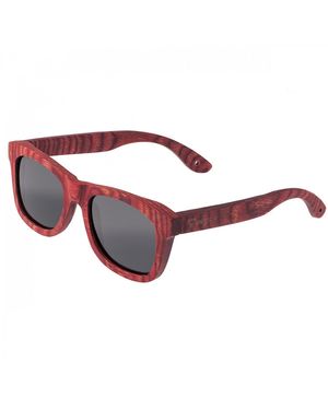 Spectrum Irons Wood Polarized Sunglasses - Red