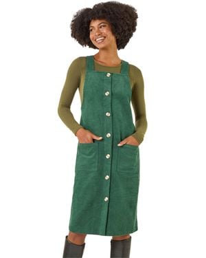 Green Pinafore Dresses for Women - Up to 73% off | Lyst UK