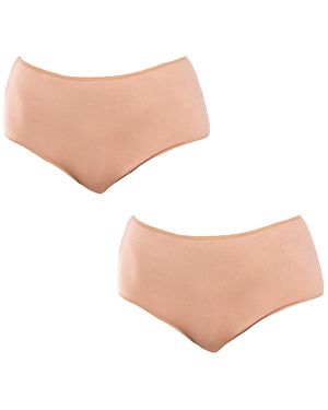 Kisses&Love Pack-2 Damesslip In Microvezel Q-en906 - Wit