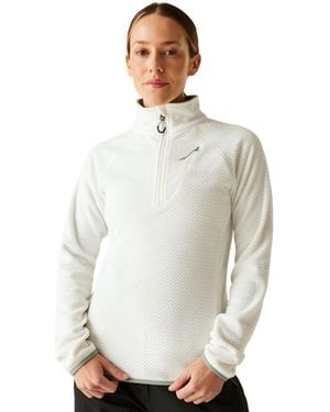 Dare 2b Ladies Switch Up Fleece Top (Egret) - Grey