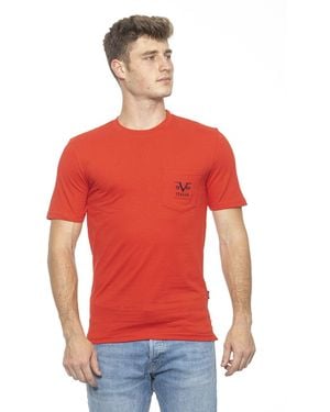 Versace 19.69 Abbigliamento Sportivo 19V69 T-Shirt Ivan Cotton - Red