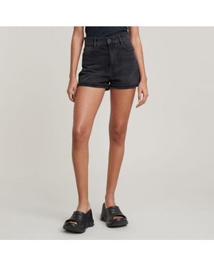 G-Star G-Star Raw Tedie Ultra High Denim Shorts - Blue