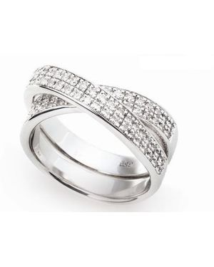 Orphelia 925 Sterling Ring - White
