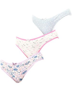 Kisses&Love 3-pack Katoenen Slip Kl10000 - Wit