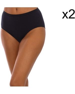 Playtex Pack-2 Organic Bio Midi Knickers P0Azk - Blue