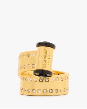 Kate Spade Camera Statement Ring - Metallic