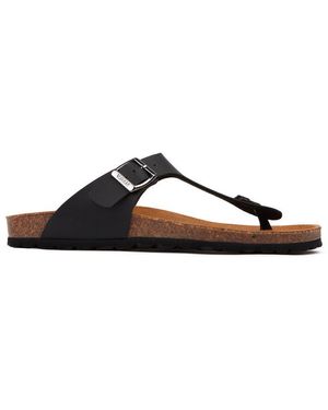 V.Gan Vegan Pea Comfort Footbed Sandals - Black
