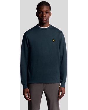 Lyle & Scott Sports Lightweight Sweatshirt - Blue