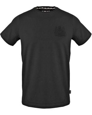 Aquascutum Logo T-Shirt Cotton - Black
