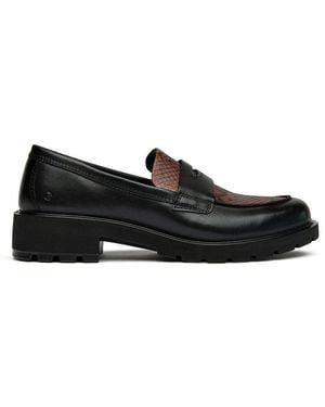 Ecco Metropole Vienna Shoes - Black