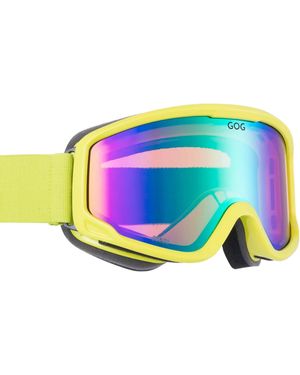 G.O.D Eyewear Gonzo Uv400 Ski Snowboard Goggles With Anti-Fog Mirror Hydrophobic Double Lens - Green