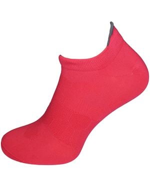 Asics 1-Pack Motiondry Easy Ped Singlet Tab Running Socks Polyamide - Red