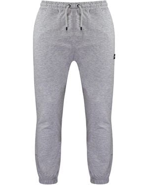 Weekend Offender Stretch Waist Graphic Logo Marl Track Trousers Wosjp508 Cotton - Grey