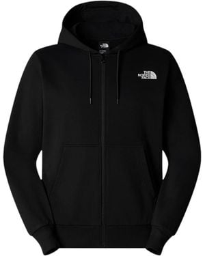 The North Face Simple Dome Full Zip Hoodie Cotton - Black