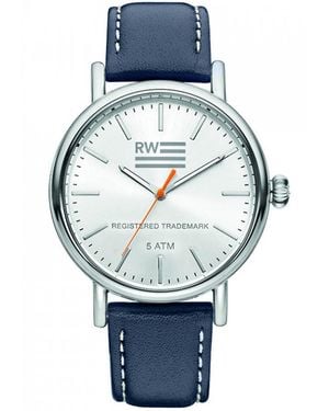 River Woods Yukon Watch Rw420028 Leather - Blue