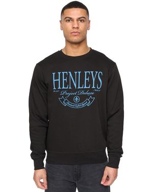 Henleys Henbank Sweatshirt - Black