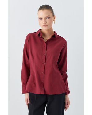 MixRay Poplin Shirt - Red