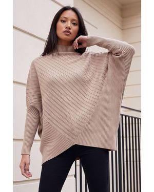 Roman Petite Oversized Jumper - Natural