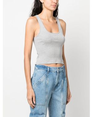 Gcds Cotton Jersey Top - Blue