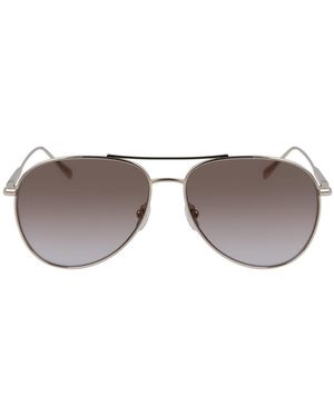 Longchamp Sunglasses 59/14/140 Mm Metal - Brown