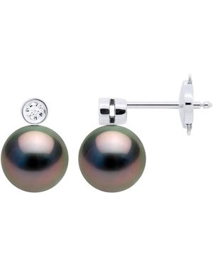 Ateliers Saint Germain Earrings Jewellery Prestige Diamonds 0.06 Cts - Metallic