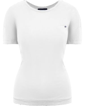 Champion Logo T-Shirt Cotton - White