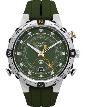 Timex Expedition North Tide/Temp/Compass Watch Tw2Y14400 Silicone - Green