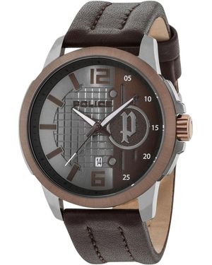 Police Watch Quartz Stainless Steel - Metallic