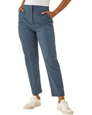 Roman Petite Bengaline Smart Stretch Trouser - Blue