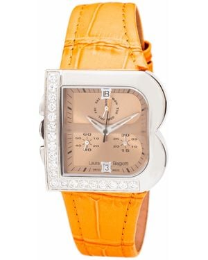 Laura Biagiotti Ladies Watch Quartz Steel - Orange