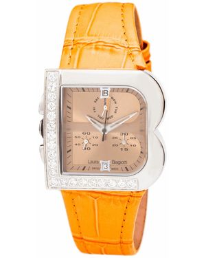 Laura Biagiotti Ladies Watch Quartz Steel - Orange
