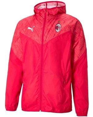 PUMA Ac Milan 2020-21 Warmup Jacket - Red