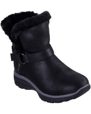 Skechers Easy Going Dreamers Ankle Boots With Low Heel - Blue